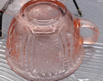 ヴィンテージ フェデラル シャロン ピンク デプレッション グラス