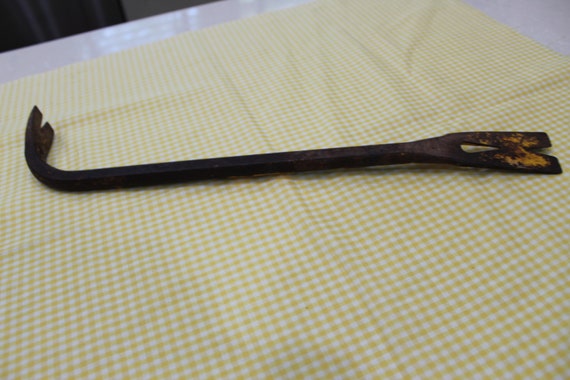 Vintage Gooseneck Pry Bar Craftsman 17 1 4 Inches Long