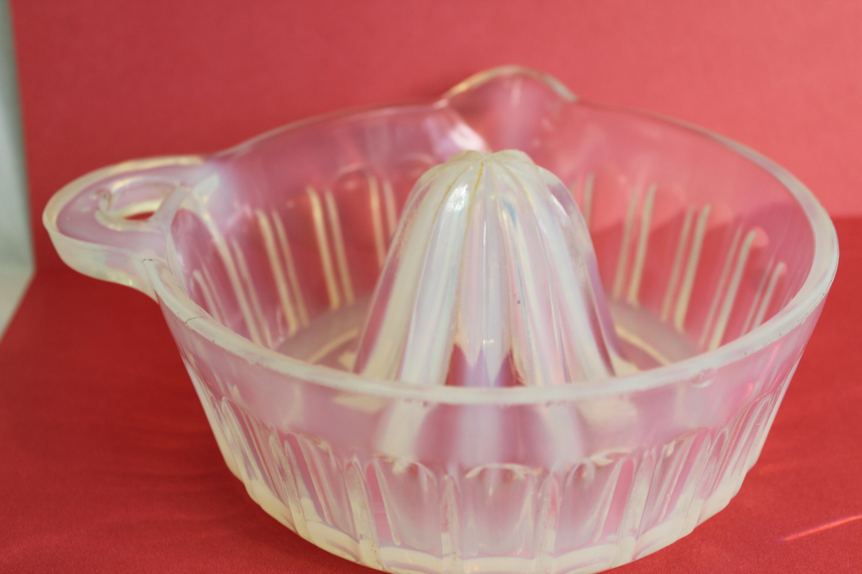 Vintage Fry Opalescent Depression Glass Reamer/ Citrus Juicer Etsy