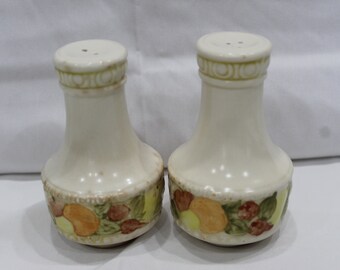 salières et poivrières Vernon Ware vintage de Metlox Della Robbia