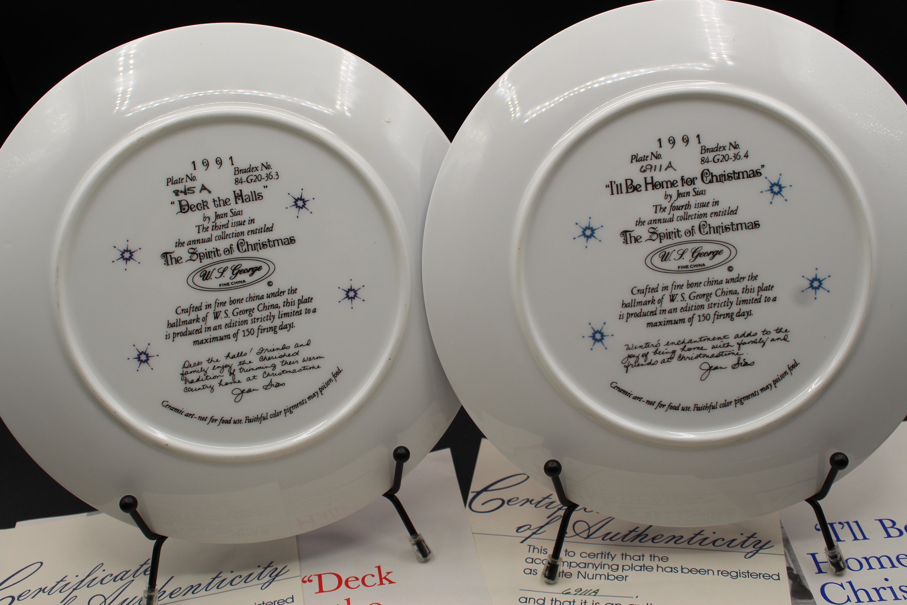 工芸品 100th anniversary of Christmas plate 100th anniversary of Christmas plate