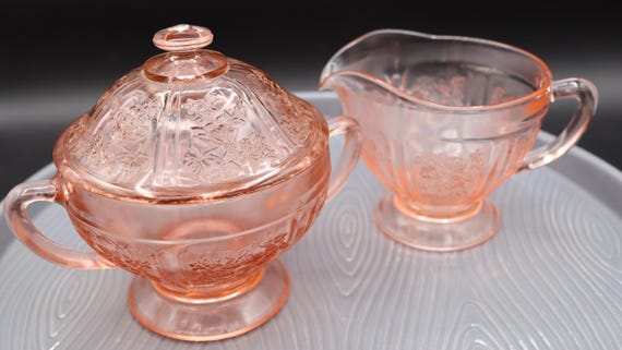Vintage Federal Sharon Pink Depression Glass Made in USA Choice of