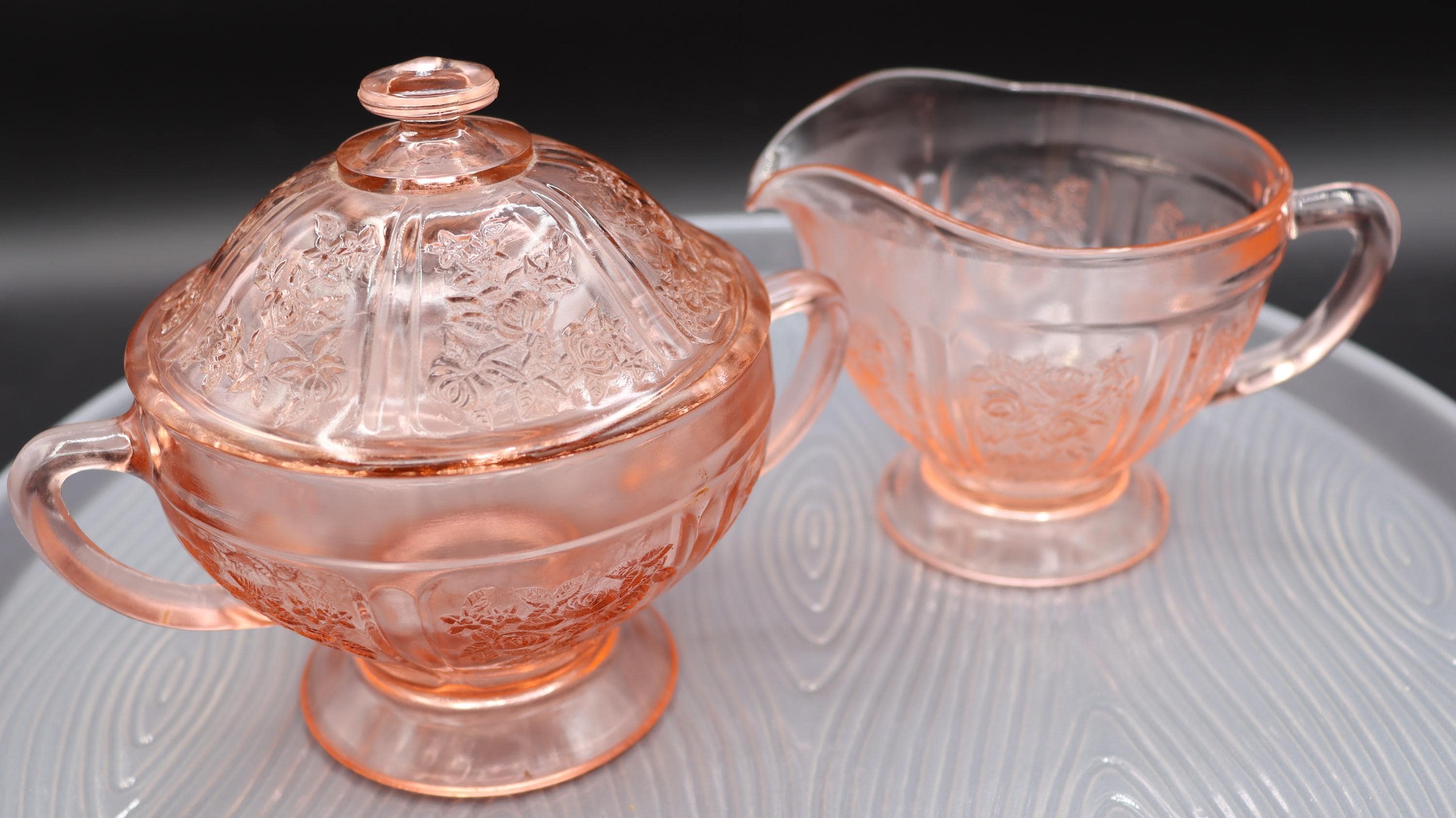 Vintage Federal Sharon Pink Depression Glass Made in USA Choice of