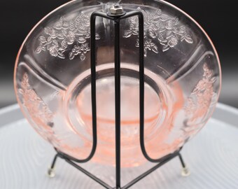 ヴィンテージ フェデラル シャロン ピンク デプレッション グラス