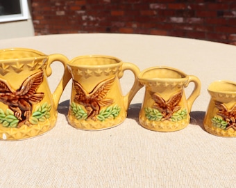Vintage Chadwick's Ceramic Measuring Cups 4 Pieces *See Description*