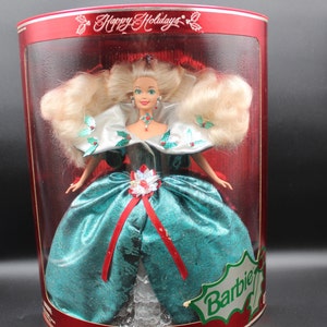 Barbie Vintage Edición Especial Felices Fiestas 1995 en Caja Original