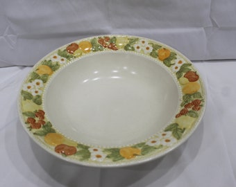 Vintage Vernon Ware by Metlox Della Robbia Large Serving Dish