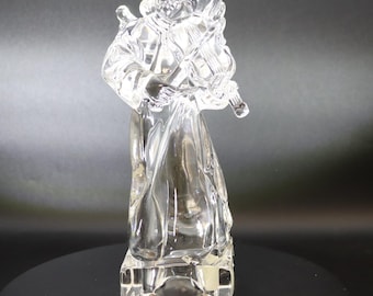 Vintage Mikasa Herald Collection Engel Geige Kristall Figur