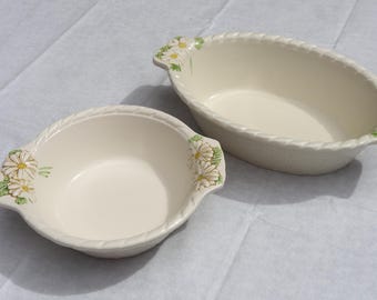 Choice of Vintage Poppytrail by Metlox Sculpted 7" Round Vegetable Bowl or 11" Oval