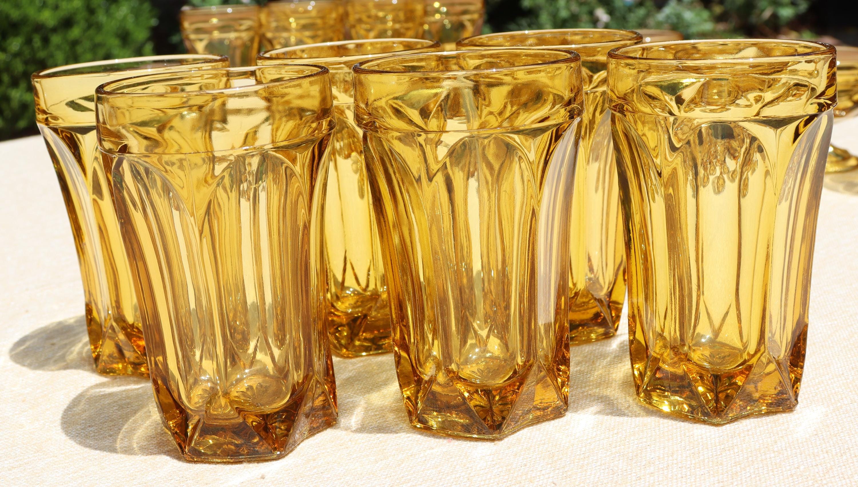 Choice of Vintage Anchor Hocking Honey Gold Fairfield Glassware - Etsy