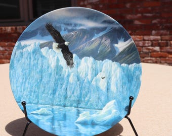 Vintage Braford Exchange "Alaska: The Last Frontier" Collection Plate by Hayden Lambson