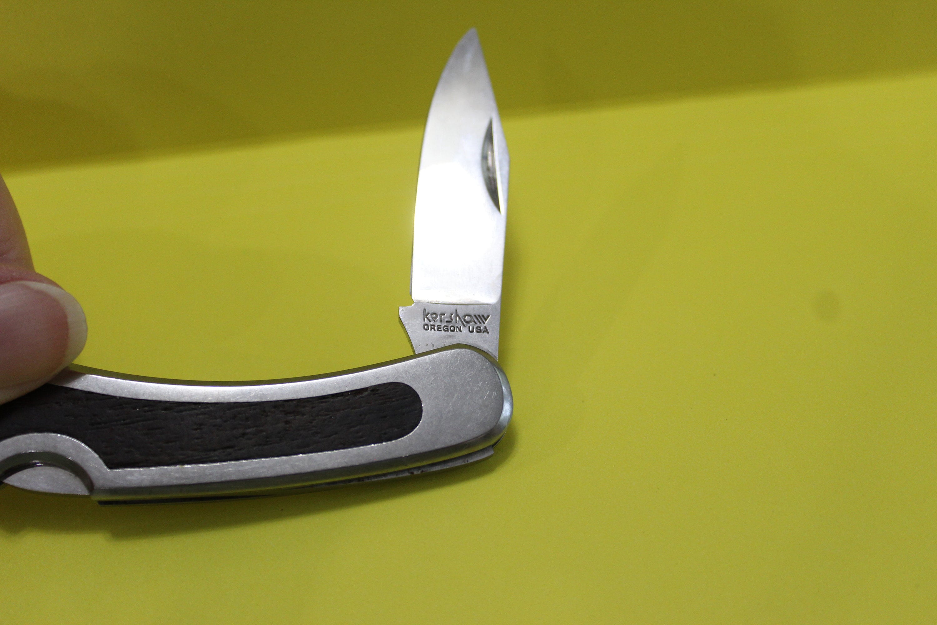 Vintage Kershaw Oregon USA by Kai Japan Lock Back Knife Vintage Kershaw Oregon USA by Kai Japan Lock Back Knife