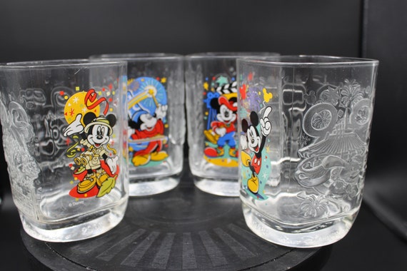 Vintage Mcdonald's Walt Disney World 2000 Celebration 12 Ounce Set of 4  *see Description* - Etsy
