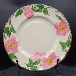 Vintage Franziskaner Desert Rose Salat Platte Made in England