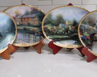 A set of special beautiful collectable plates 