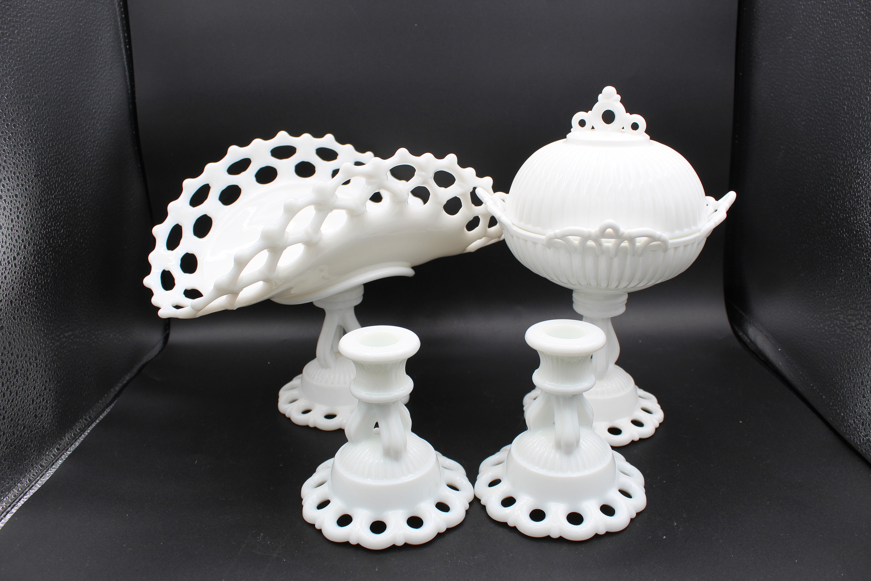 Westmoreland Milk Glass Candy Dish - Etsy