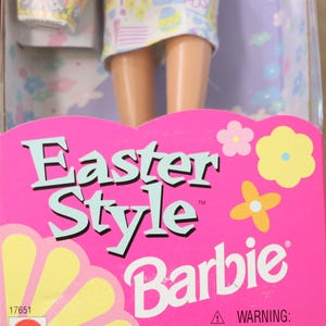 Vintage Mattel Special Edition Easter Style Barbie 1997 New in Box