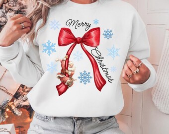 Coquette God Jul Jultomten Rosett PNG, Jultomten png, Jul Coquette Rosett png, Rött band, Semester png, Jul png, Coquette Jultomten