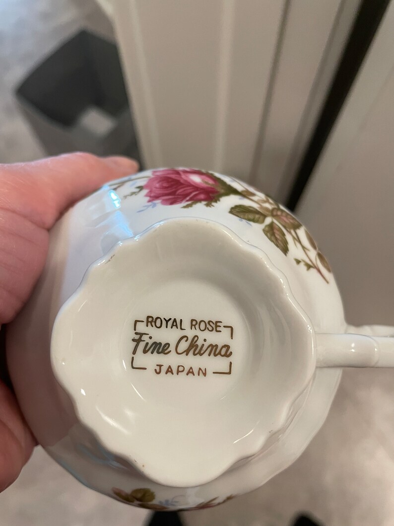 Royal Rose by Fine China of Japan Set of 8 Etsy