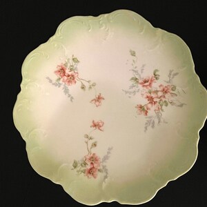 Carlsbad Austria Scalloped Edge 8 1/2&quot; Floral Plate