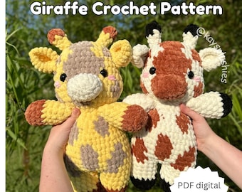 Giraffe Crochet Pattern PDF digital download only