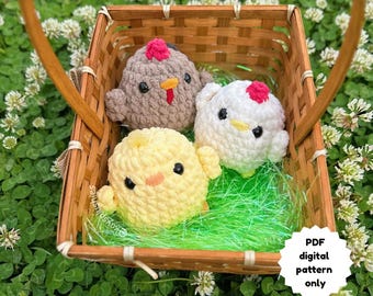 Chicken Crochet Pattern- PDF download only