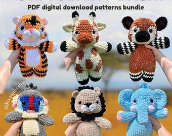 Safari Crochet Pattern Bundle