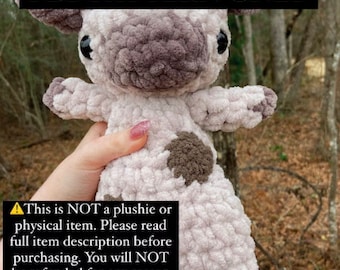 Crochet Cow Pattern Bundle, Baby & Jumbo Size (PDF Digital Download)