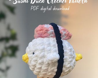 Sushi Duck crochet pattern- PDF download only