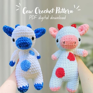 Cow Crochet Pattern PDF DIGITAL DOWNLOAD