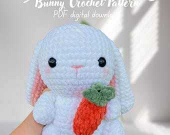 Chubby Bunny pattern PDF digital download only
