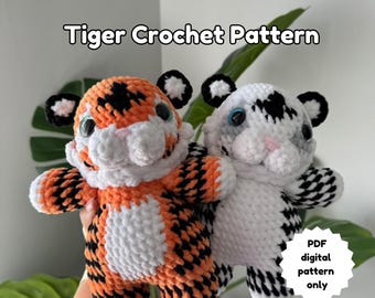 Tiger Crochet Pattern Digital Download PDF