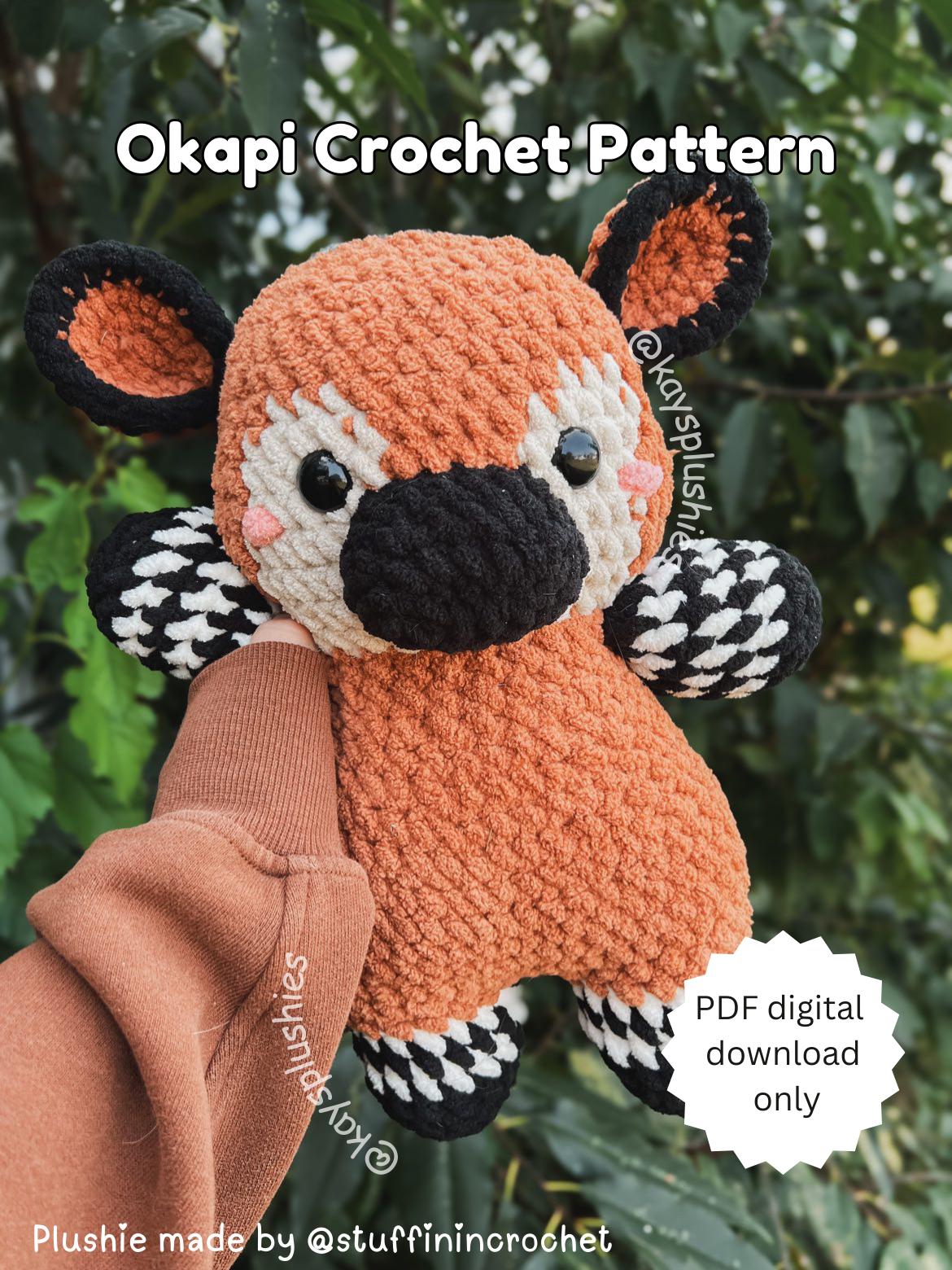 Okapi Crochet Pattern PDF Digital Download Only - Etsy