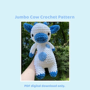 Jumbo Cow Pattern PDF DIGITAL DOWNLOAD