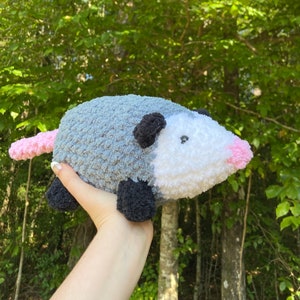 Modèle d'opossum au crochet PDF TÉLÉCHARGEMENT NUMÉRIQUE uniquement image 2