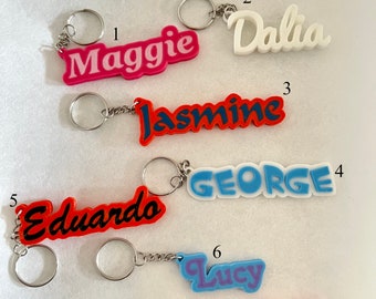 Name key chain