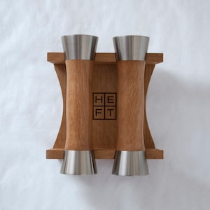 Beautiful Handcrafted Luxury Dumbbells -- 3LB Pair of TORCH Free Weights by HEFT -- Fitness Elevated --Home Gym Equipment