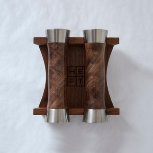 Beautiful Handcrafted Luxury Dumbbells -- 2LB Pair of TORCH Free Weights by HEFT -- Fitness Elevated --Home Gym Equipment