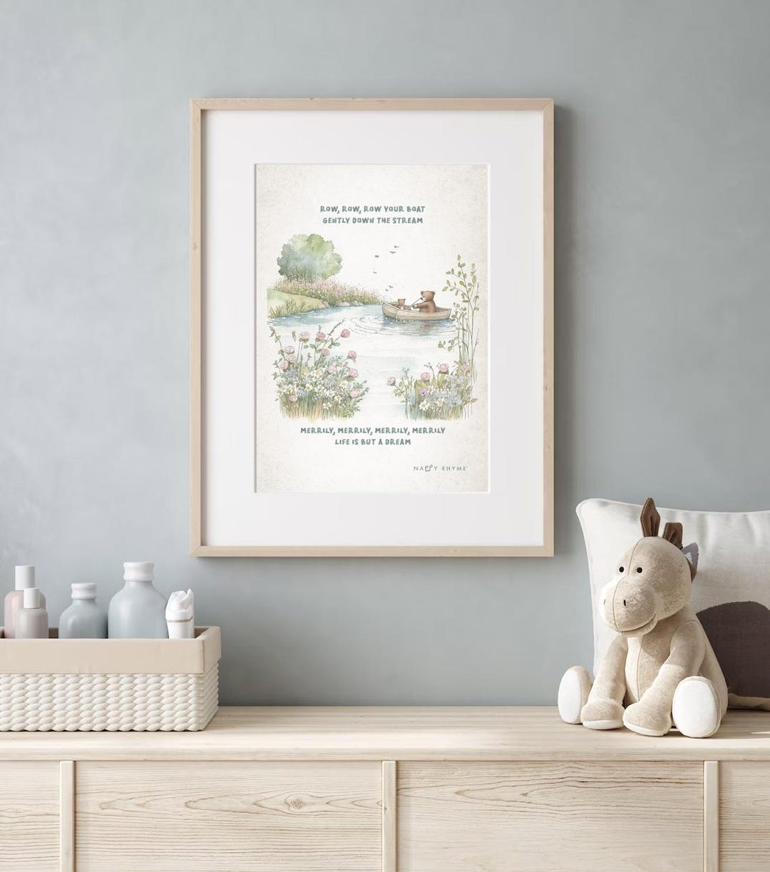 Nursery Rhyme Art Prints: Baby Room Decor (255 Gsm Paper) - Etsy