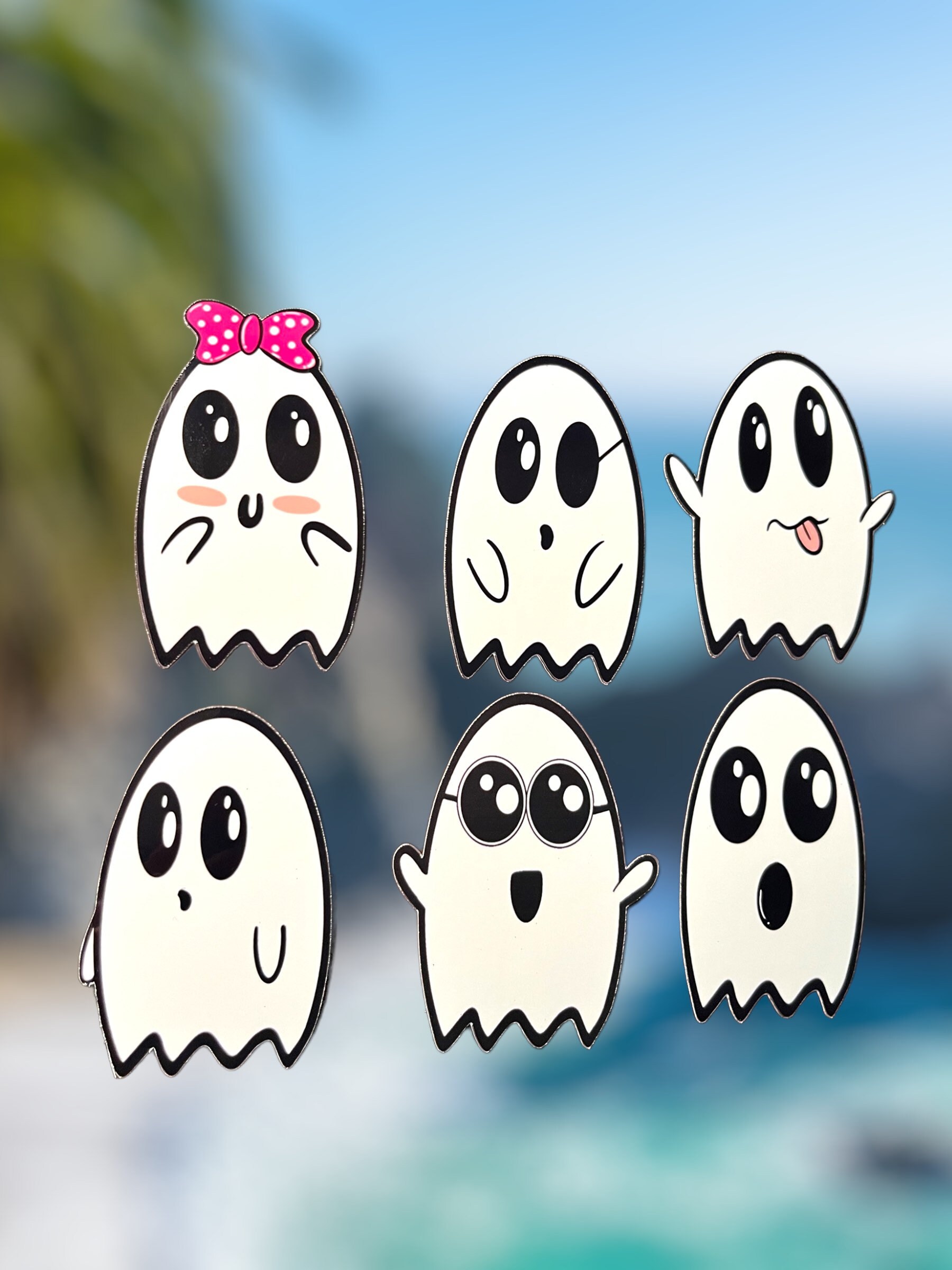 Ghost Sticker Six Pack Sticker Pack Vinyl Sticker Pack - Etsy