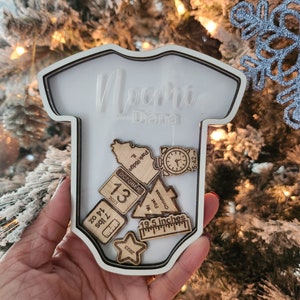 DIGITAL FILE : Baby's First Christmas Ornament and Magnet