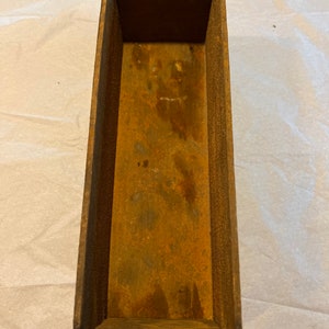 Oude vintage kraft houten kaaskist