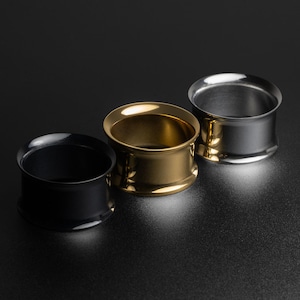Double Flare Tunnel Bundle | 316L Surgical Steel Ear Gauges For Stretched Ears | Ear Stretchers | Flesh Tunnels ***No TARIFFS!
