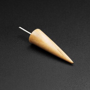 Olive Wood Spike Threadless Top | One Bar, Unlimited Designs! | Threadless Top Piercing Jewelry | Labret & Barbell | Earring Nose Stud