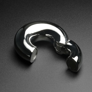 Surgical Steel Magnetic Circle Ear Weight | Ear Weight Gauges For Stretched Ears | Ear Lobe Hangers