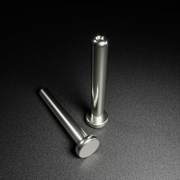 Titanium Threadless Labret Bar | Labret Stud For Labret Piercing Jewelry | Titanium Threadless Labret Bar | Earring & Nose Stud
