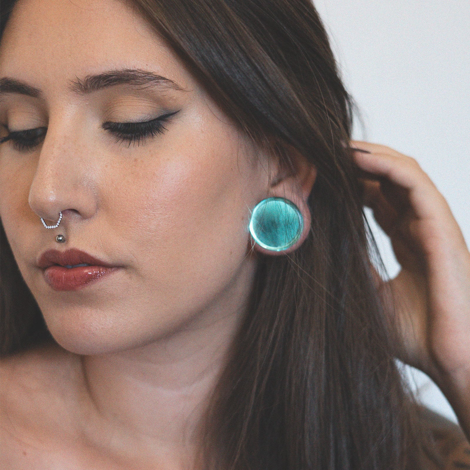 Hexagon septum ring best sale