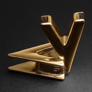 Arrowhead Gold PVD Ear Weight | Ear Weight Gauges For Stretched Ears | Mirror Polish | Ear Lobe Hangers ***No TARIFFS!