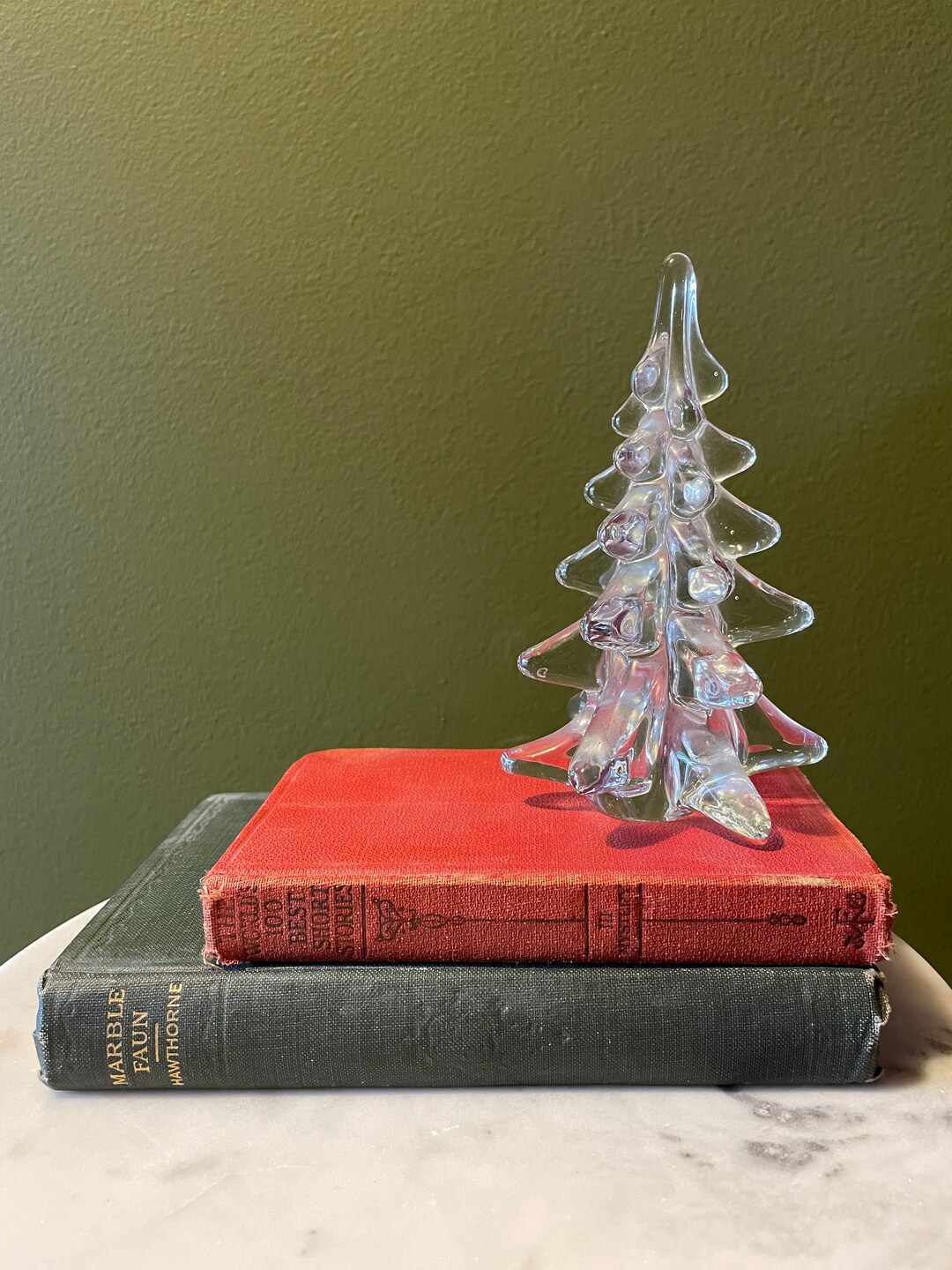 Crystal Christmas Tree Sculpture Accent Decor Etsy