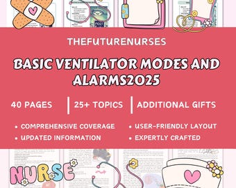 Hoja de referencia sobre modos y alarmas del ventilador: Guía de estudio para enfermeras de UCI